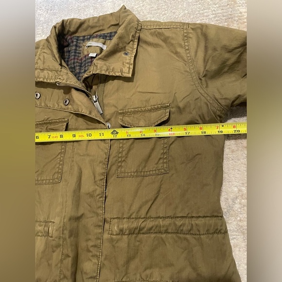 Horny Toad Green Ghostwriter Utility Jacket Wool Blend Lining Women’s Size Small - Picture 13 of 16